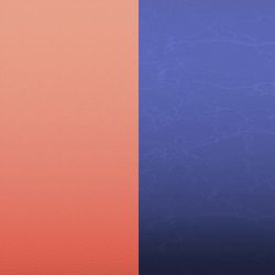 Cuir manchette 40mm les georgettes corail marine - cuirs - edora - 1