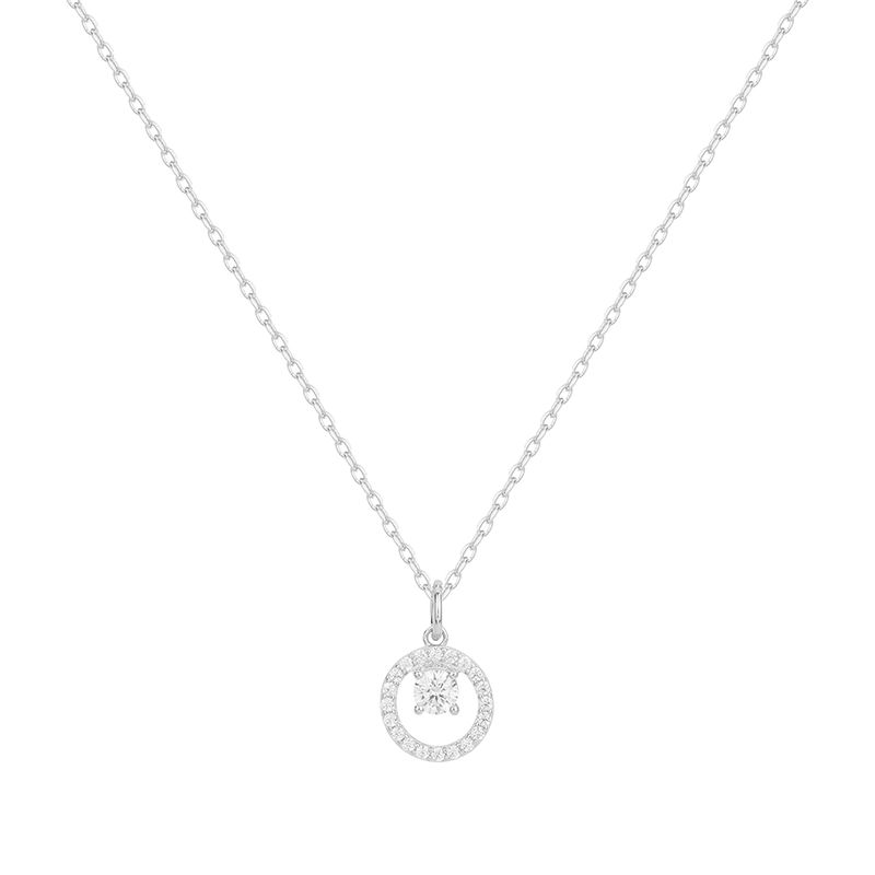 Collier femme edora argent 925/1000 et oxydes - colliers-femme - edora