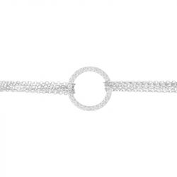 Bracelet or & argent, bracelet plaqué or, bracelet cuir & tissu (53) - bracelets-femme - edora - 2