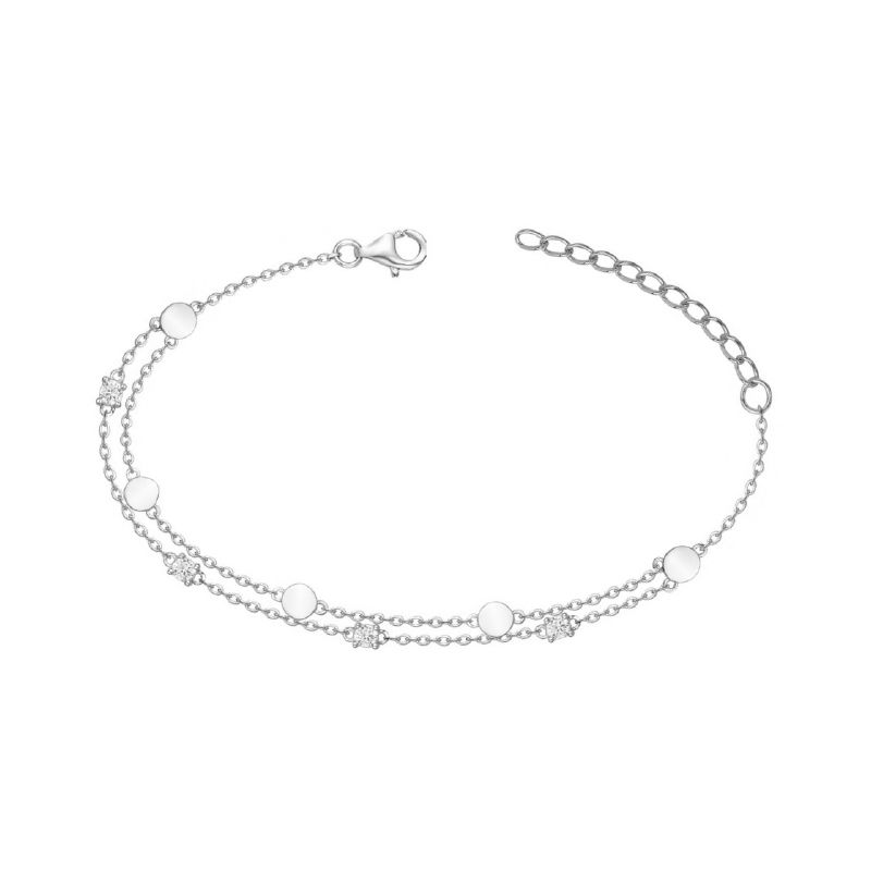 Bracelet femme edora argent 925/1000 et oxydes
 - bracelets-femme - edora