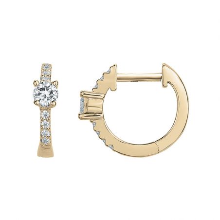 Creoles femme: créoles argent, or 18 carats & créoles or blanc - boucles-d-oreilles-femme - edora