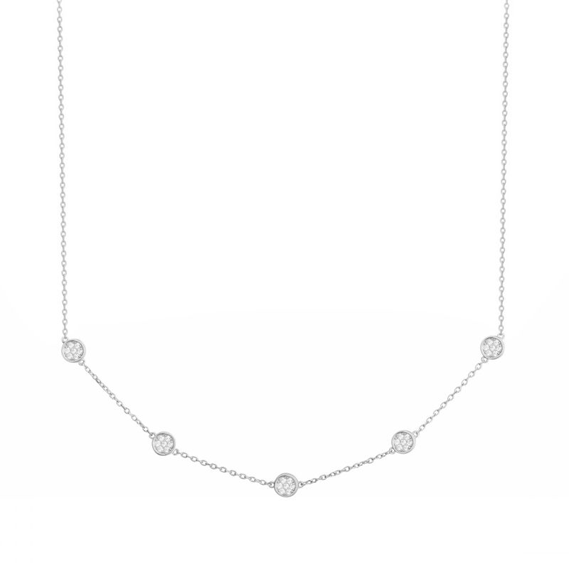 Collier femme edora argent 925/1000 argenté et oxydes 70700670 - colliers-femme - edora