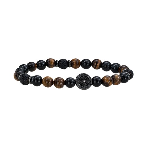 Bracelet Homme JOURDAN YASUR Oeil de Tigre