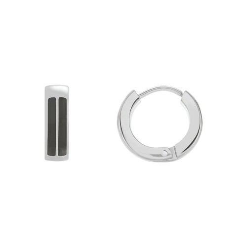 Boucles d'Oreilles Homme JOURDAN TILOS Acier Inoxydable