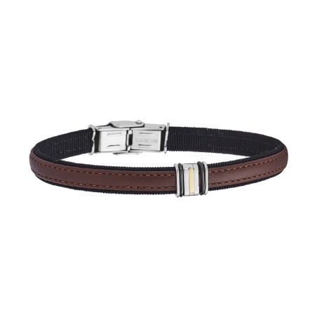Bracelet Homme JOURDAN GOIS Cuir Brun