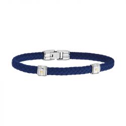 Bracelet Homme JOURDAN HUDSON Cuir Bleu