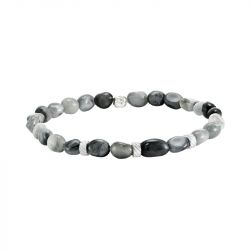 Bracelet Homme JOURDAN BORÉAL Oeil d'Aigle Gris
