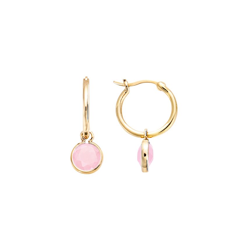 Boucles d'oreilles femme créoles go mademoiselle plaqué or 606551 - creoles - edora