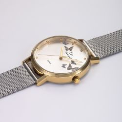 Montre femme go girl only papillons acier argenté - montres-femme - edora - 1
