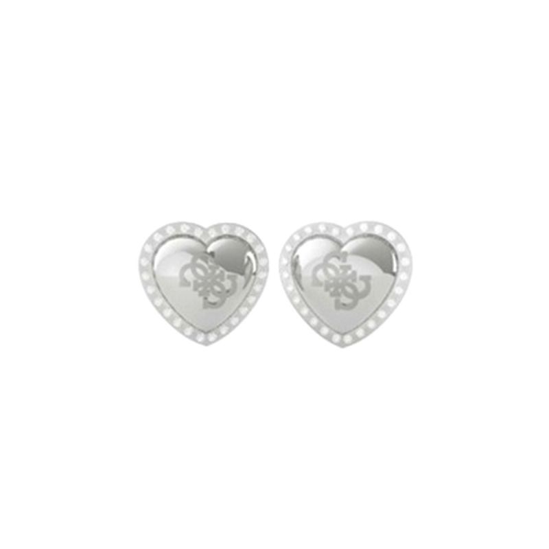 Boucles d'oreilles femme guess that's amore acier argenté - boucles-d-oreilles-femme - edora