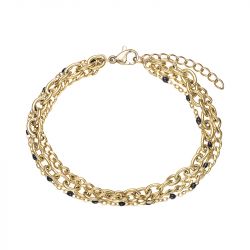 Bracelet Femme GO MADEMOISELLE Acier Doré
