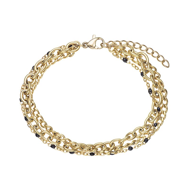 Bracelet femme go mademoiselle acier doré - bracelets-femme - edora
