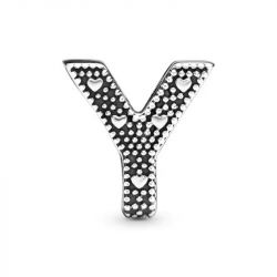 Charm femme pandora alphabet lettre y argent 925/1000 - charms - edora - 2