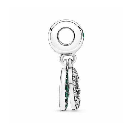 Charm femme pandora pendant trèfle à quatre feuilles chanceuse argent 925/1000 – charms