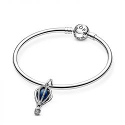 Charm femme pandora voyage montgolfiÈre bleu argent 925/1000 - charms - edora - 1