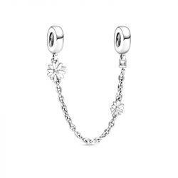 Charm femme pandora  chaÎne de confort marguerite argent 925/1000 - charms - edora - 0