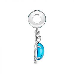 Charm femme pandora pendant tortue de mer en verre de murano argent 925/1000 - charms - edora - 3
