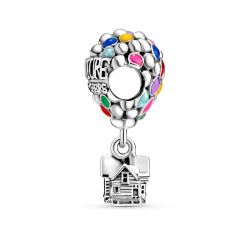 Charm femme pandora disney pixar lÀ-haut maison & ballons argent 925/1000 - charms - edora - 2