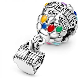Charm femme pandora disney pixar lÀ-haut maison & ballons argent 925/1000 - charms - edora - 3