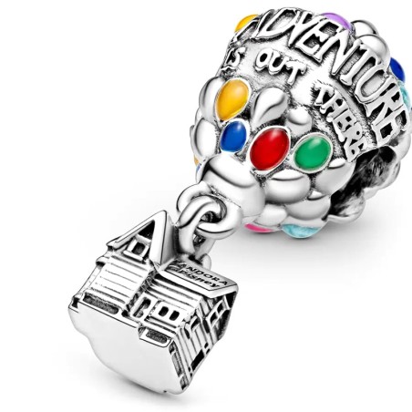 Charm femme pandora disney pixar là-haut maison &amp; ballons argent 925/1000 – charms