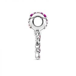 Charm femme pandora pendant arbre de vie coeur rose argent 925/1000 - charms - edora - 2