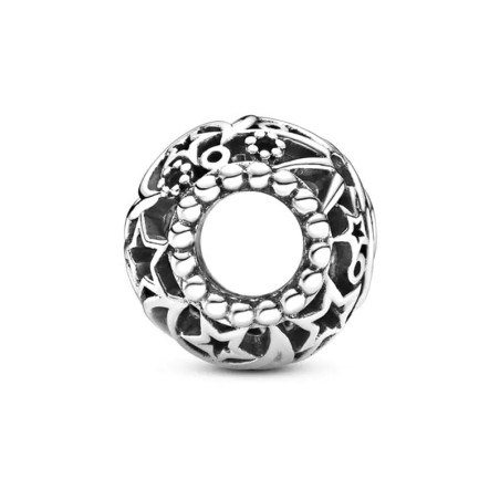 Charm femme pandora ajouré soleil, étoiles &amp; lune argent 925/1000 – charms