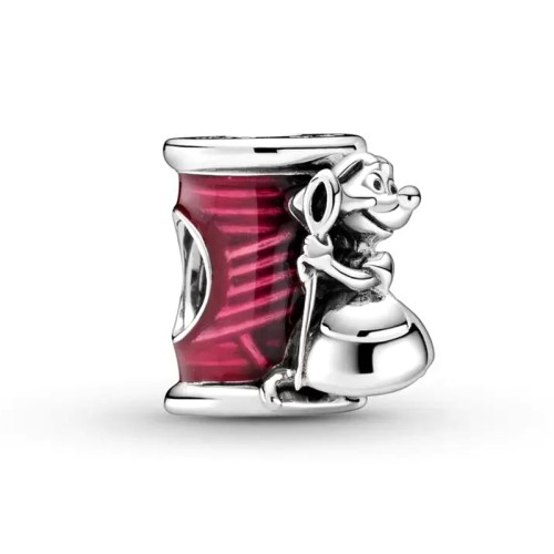 Charm Femme PANDORA DISNEY CENDRILLON SOURIS SUZY FIL & AIGUILLE Argent 925/1000