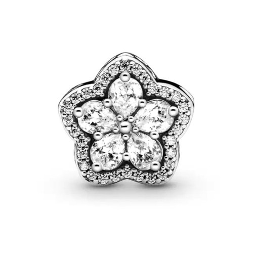 Charm Femme PANDORA PAVÉ FLOCON DE NEIGE SCINTILLANT Argent 925/1000