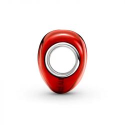 Charm femme pandora cŒur rouge mÉtallique argent 925/1000 - charms - edora - 2
