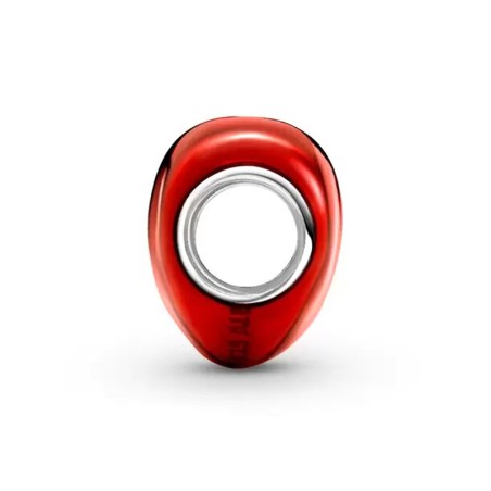 Charm femme pandora cœur rouge métallique argent 925/1000 – charms