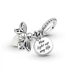 Charm femme pandora pendant luciole phosphorescente argent 925/1000 - charms - edora - 3