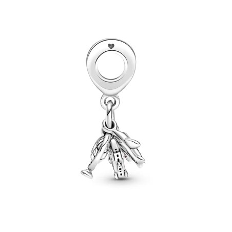 Charm femme pandora avion, globe, &amp; valise argent 925/1000 – charms