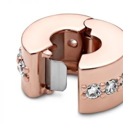 Charm femme pandora espaceur rang scintillant doré rose 14 carats - charms - edora - 3