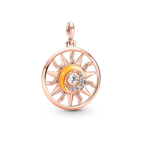Médaillon Femme PANDORA ME MÉDAILLON PUISSANCE SOLAIRE Doré Rose 14 Carats