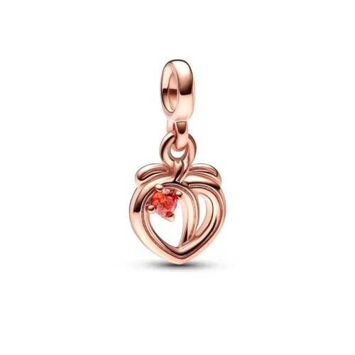 Mini Dangle Femme PANDORA ME PÊCHE MALICIEUSE Doré Rose 14 Carats