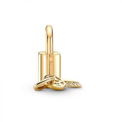 Charm femme pandora pendant cadenas et clÉs doré 14 carats - charms - edora - 2