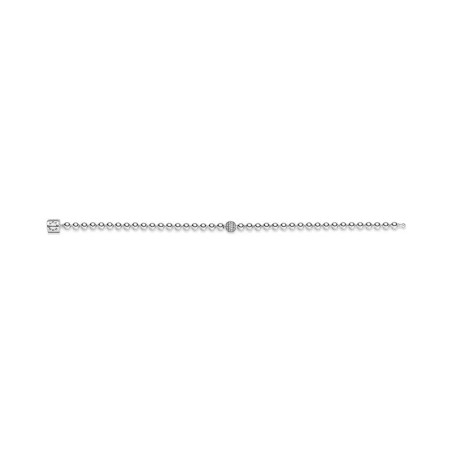 Bracelet femme pandora  sphère et pavé 17cm argent 925/1000 – accueil