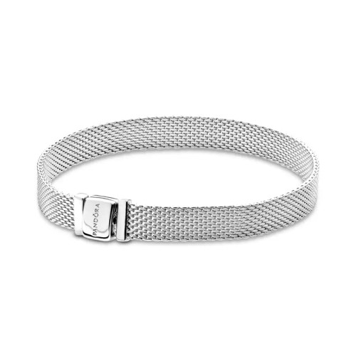Bracelet Femme PANDORA REFLEXIONS MAILLE TISSÉE 17CM Argent 925/1000