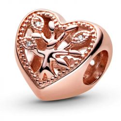 Charm femme pandora cŒur arbre de vie ajourÉ doré rose 14 carats - charms - edora - 3