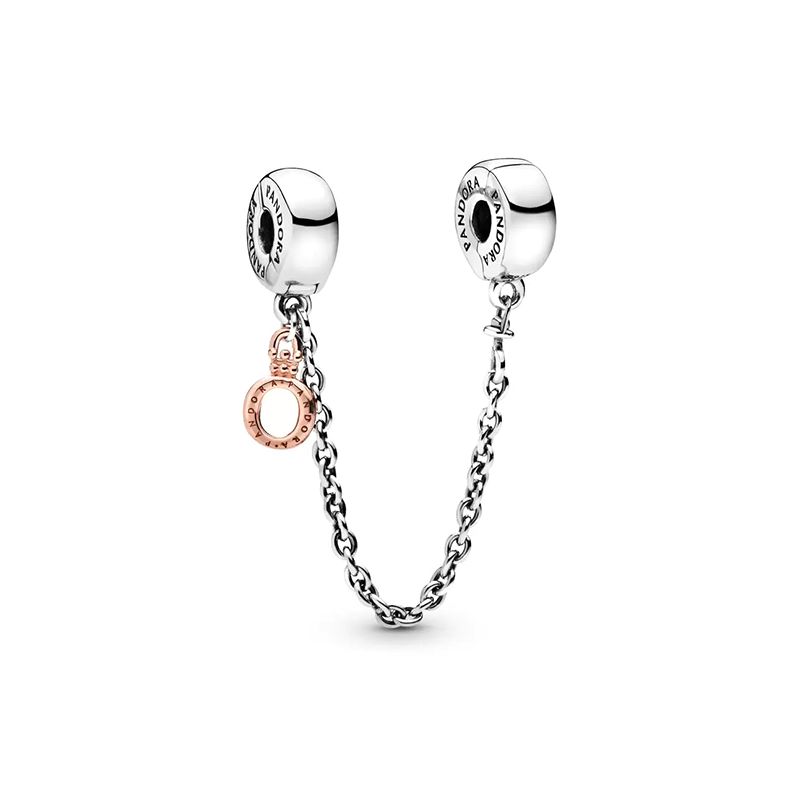 Charm femme pandora chaÎne de confort o couronnÉ pendant argent 925/1000 doré rose 14 carats - charms - edora