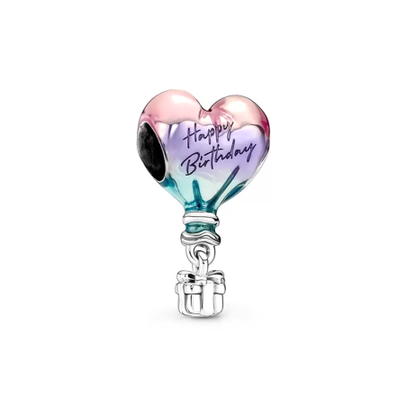 Charm femme pandora montgolfière joyeux anniversaire argent 925/1000 – charms