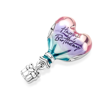 Charm femme pandora montgolfière joyeux anniversaire argent 925/1000 – charms