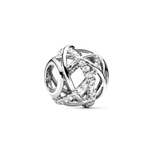 Charm Femme PANDORA AJOURÉ LIGNES SCINTILLANTES Argent 925/1000