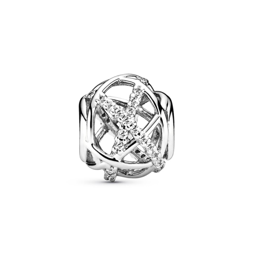 Charm Femme PANDORA AJOURÉ LIGNES SCINTILLANTES Argent 925/1000