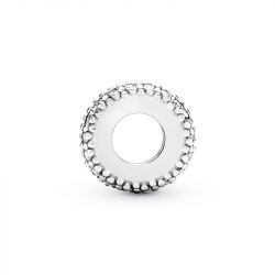 Charm femme pandora espaceur scintillant transparent argent 925/1000 - charms - edora - 2