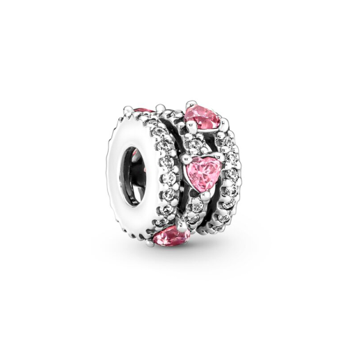 Charm Femme PANDORA CŒURS TRIPLE HALO SCINTILLANT Argent 925/1000