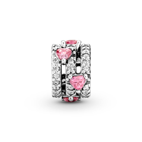 Charm Femme PANDORA CŒURS TRIPLE HALO SCINTILLANT Argent 925/1000