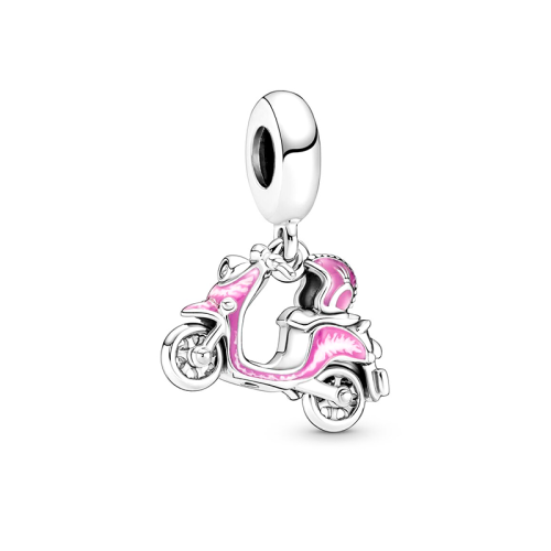 Charm Femme PANDORA PENDANT SCOOTER ROSE Argent 925/1000