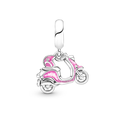 Charm Femme PANDORA PENDANT SCOOTER ROSE Argent 925/1000