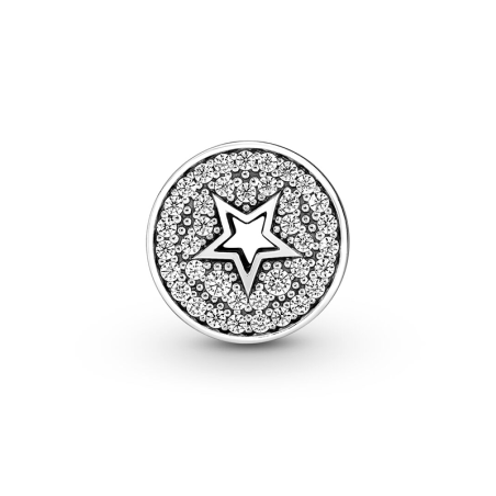 Charm Femme PANDORA FÉLICITATIONS PAVÉ & ÉTOILE Argent 925/1000